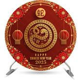 Aperturee - Aperturee Round Chinese Year Of The Snake New Year Backdrop